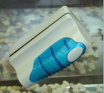 

Magnetic Aquarium Glass Cleaning Brush Floating Fish Tank Clean Scraper