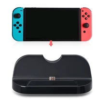 Черный для консоли коммутатора зарядная станция USB для nintendo Switch N-Switch зарядное устройство Подставка для зарядки цветная коробка