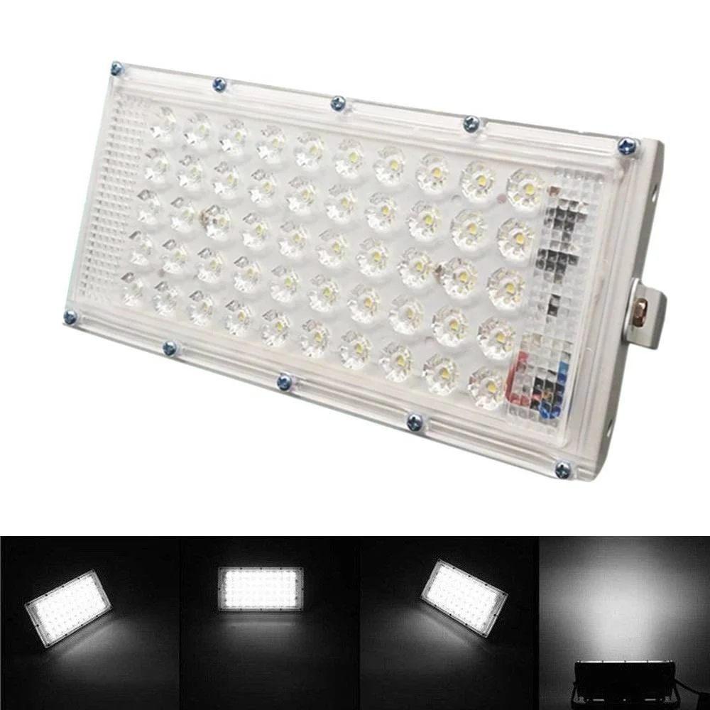 Aluminum 48 LED Flood Light Waterproof Outdoor Garden Landscape Lamp 220V 50W
