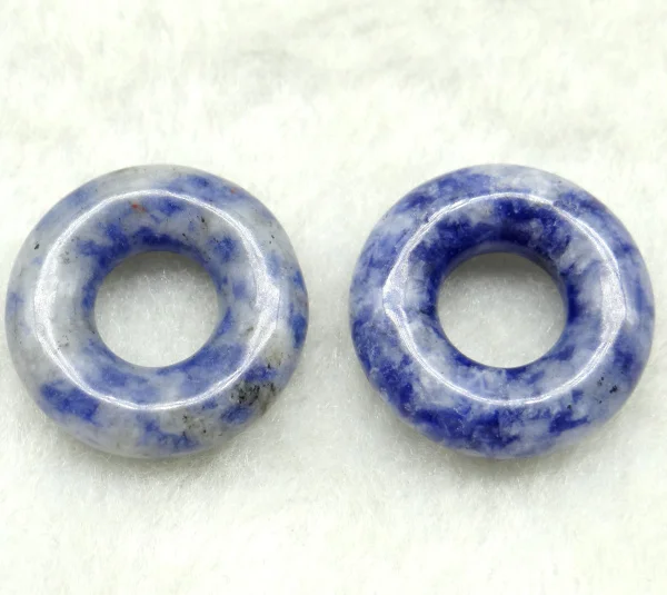 15 мм натуральный камень кварц кристалл тигровый глаз опал circle ISES круг Пончик подвески кулон для Diy для изготовления украшений ожерелья 12 шт - Окраска металла: NO.4