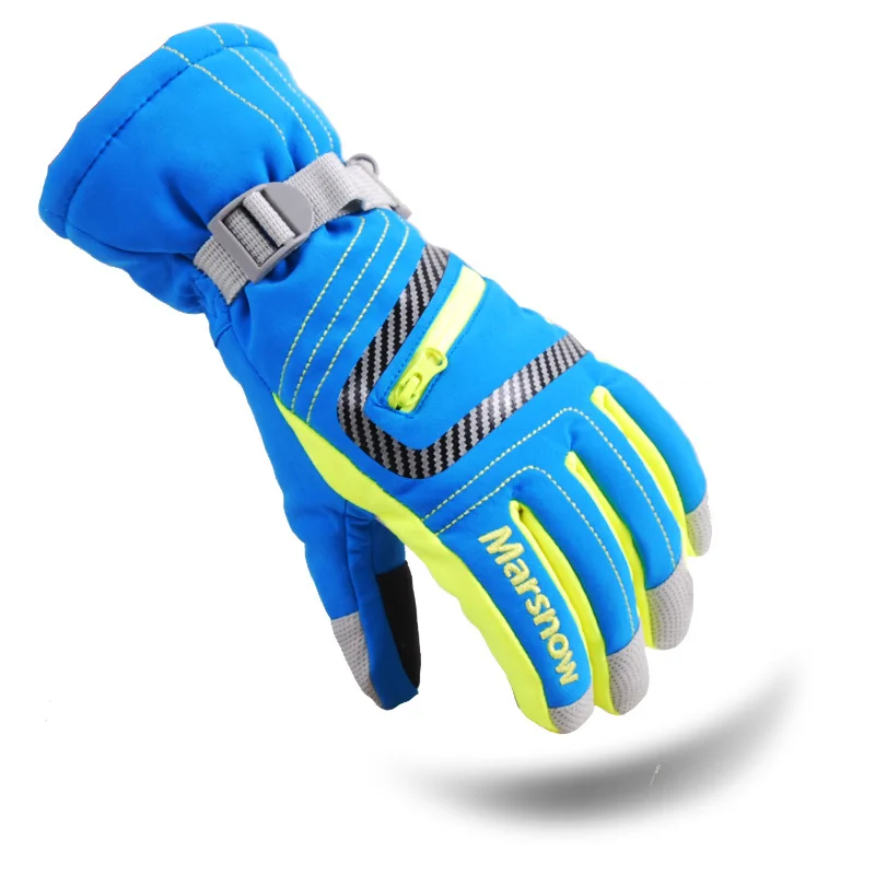Dropshipping 2016 winter professional font b ski b font font b gloves b font girls boys