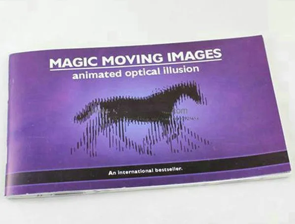 

Magic Moving Images: Animated optical Illusions Best Gift for Kids/Children Magic Close Up Magic Tricks Magie Book Funny