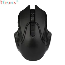 Mosunx 2,4 ГГц Беспроводная оптическая игровая мышь 3200 dpi Мыши для компьютера ПК ноутбук подарок 2 февраля Прямая поставка