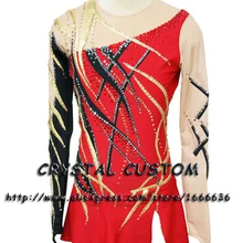 Лидер продаж Катание на коньках Платья для женщин для Обувь для девочек спандекс изящные бренд соревнования по фигурному катанию платье Индивидуальные dr2656