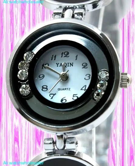 FW753B Round PNP Shiny Silver Watchcase White Dial Ladies Women Bracelet Watch