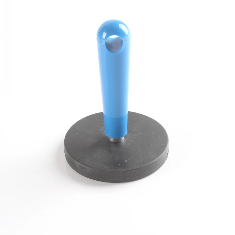 

Rubber mounting magnet,Permanent NdFeB strong magnet with a plastic handle,waterproof and shatter-proof,Dia 66mm and easy screw