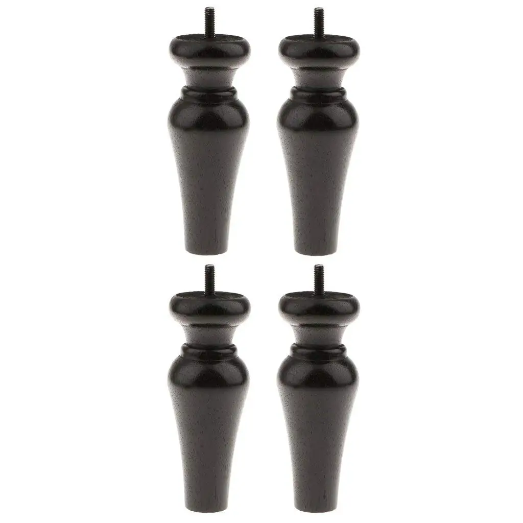 

Hot Sale furniture foot Wooden cabinet foot, height 150 mm, 4 pieces - black