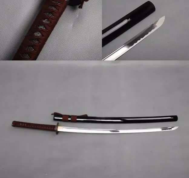 Billig Heißer günstige echt katana schwerter für verkauf espada katanas samurai japanische schwerter katana carbon stahl Sharp bushido Full tang