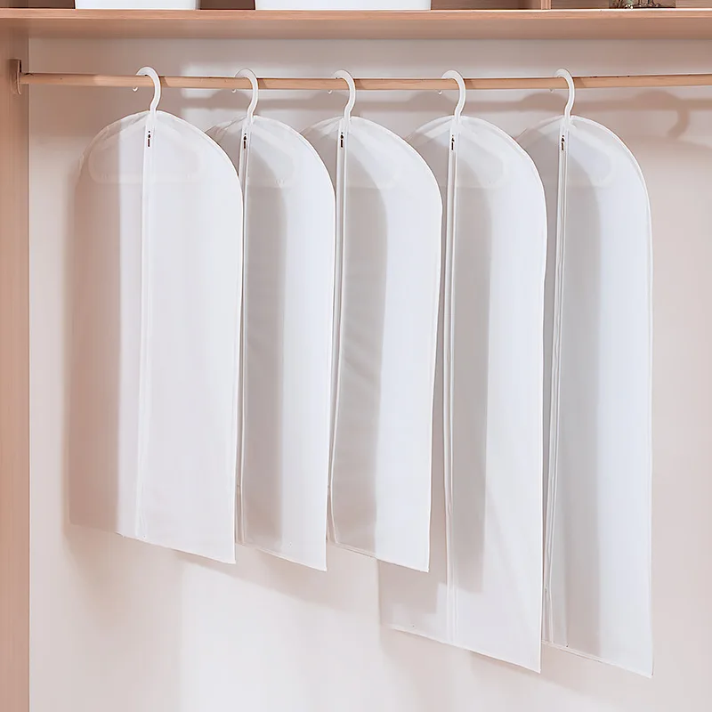 

Dust Cover Cloth Dustproof Cover Transparent Clothes Hanging Garment Suit Coat