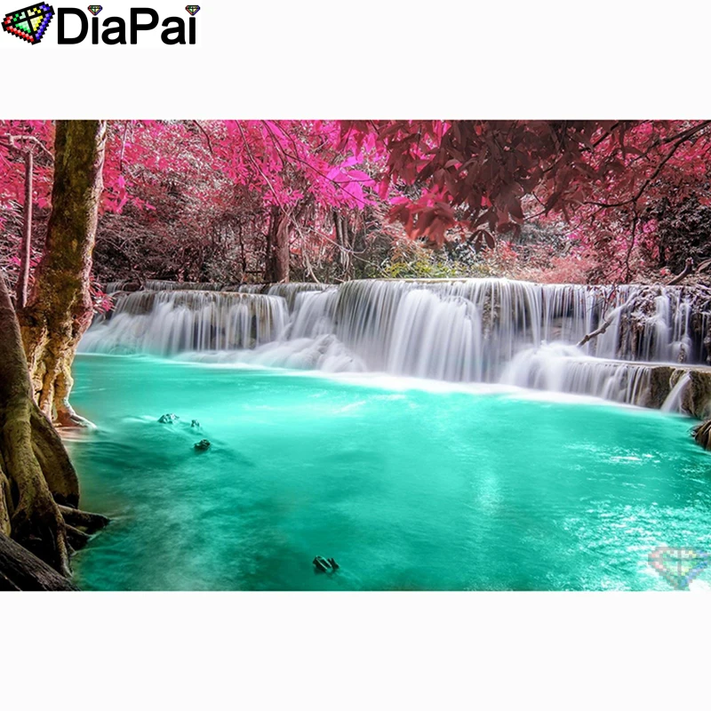 

DIAPAI Алмазная картина "красивый пейзаж" вышивка крестиком на заказ фото алмаз, вышивка квадратными круглыми настенный Декор для дома A26396