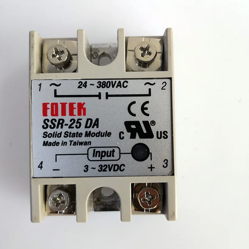 Промышленные твердотельные реле SSR-40DA 40A/250 V 3-32VDC AC SSR 40DA твердотельные реле