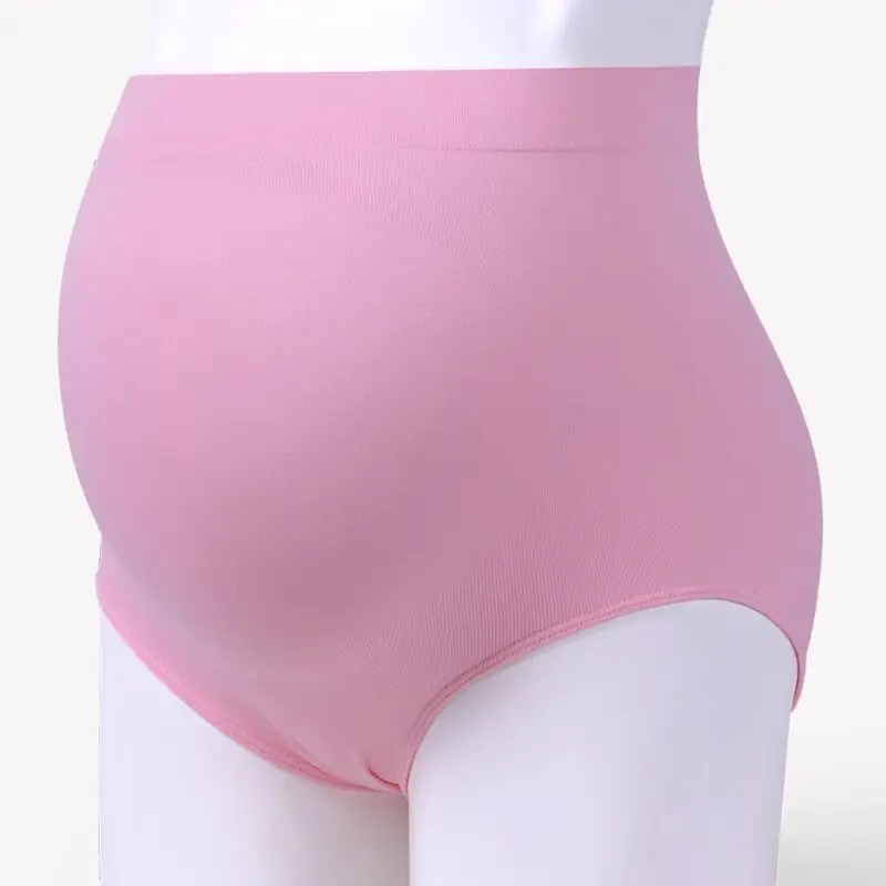3PCS Anyongzu Elastic Waist Natural Color New Pregnant Women Triangle Underwear 2 color optional