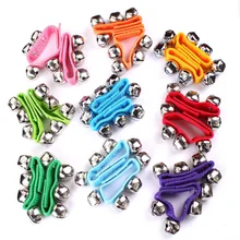 Детские игрушки, музыкальный инструмент, ручной наручный Колокольчик для ног, детские развивающие аксессуары для танцев, детская ручка