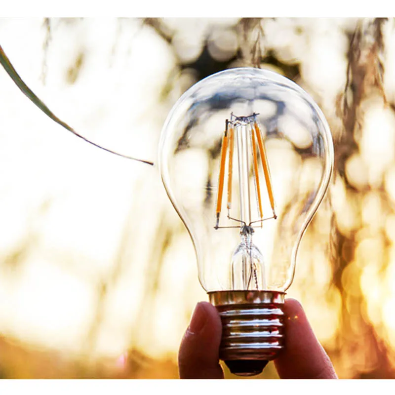 4pcs E14 E27 220V LED Filament Edison Bulb 2W 4W 6W 8W 12W Antique Retro LED Candle Lights Chandelier Ampoule Lamparas Lampadina