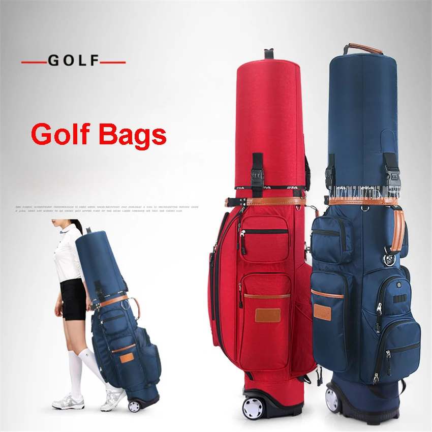 #Special Offers QB038 standard multifunctional tug ball bag with a lock password Free golf bag air thermostatic bag nylon golf aviation bag