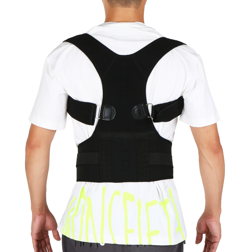 Magnetic Therapy Brace Support Belt Adjustable Back Posture Corrector Shoulder Spine for Men Women | Спорт и развлечения