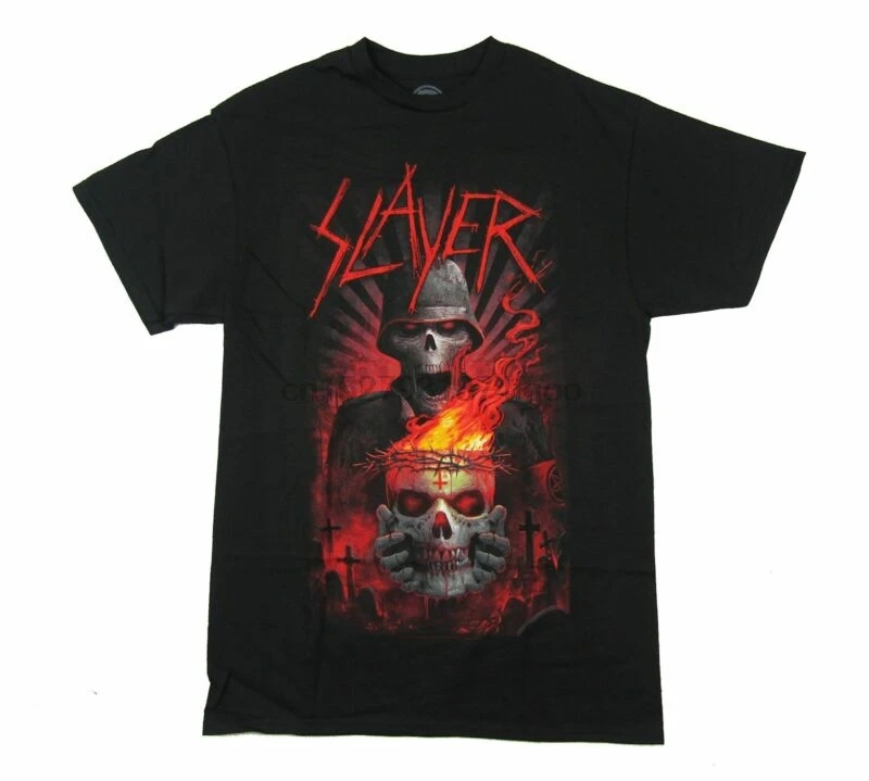 Slayer Doom черная футболка новый взрослый Thrash металл | Мужская одежда
