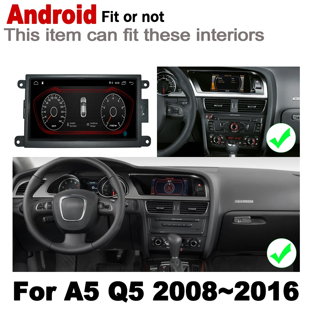Perfect Android 7.0 up IPS car dvd player For Audi A5 Q5 8T 8F 8R 2008~2016 MMI  original Style Autoradio gps navigation 2