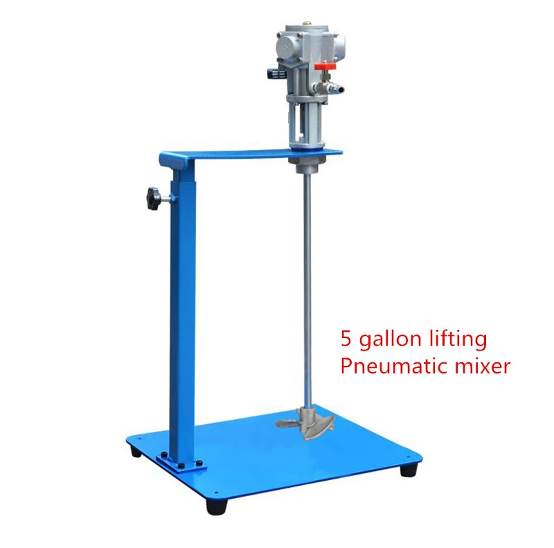 

5 gallon lifting Pneumatic mixer Air Agitator Blender Stirrer Mixing Machine 60L 3600RPM 1/4HP Y