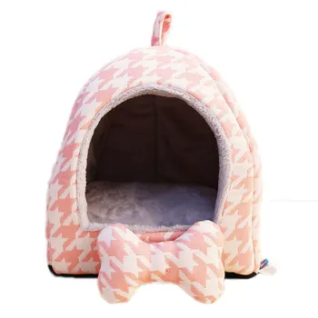 

Pet Dog House Mat Winter Warm Pet Cat Small Dog Puppy Bed Sofa Sleeping Bag House Puppy Cave Bed