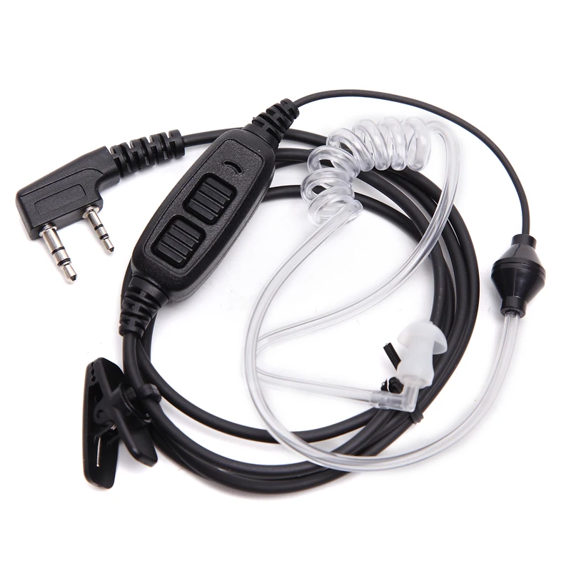 Baofeng UV 82 2 контактная двойная PTT гарнитура скрытая воздушная Акустическая трубка
