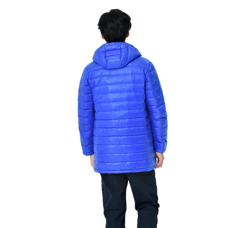 parka pluma hombre