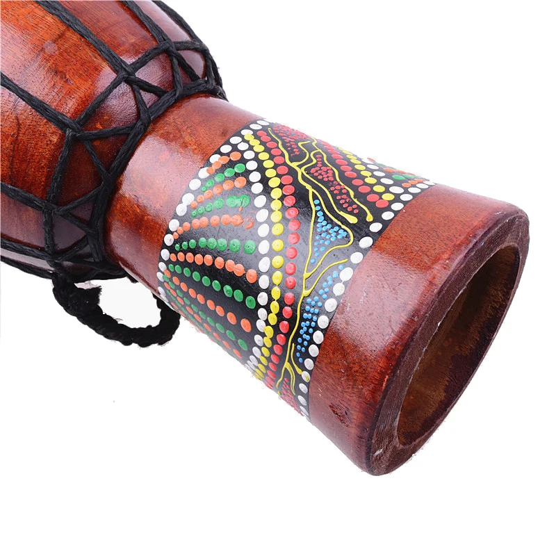 Djembe ударный барабан 5 дюймов Классическая картина деревянный ручной в
