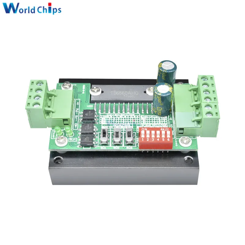 

TB6560 Stepper Motor Driver Controller Module Heat Sink 3A CNC Router Single Axis Engraving Machine Driver Board Mpdule