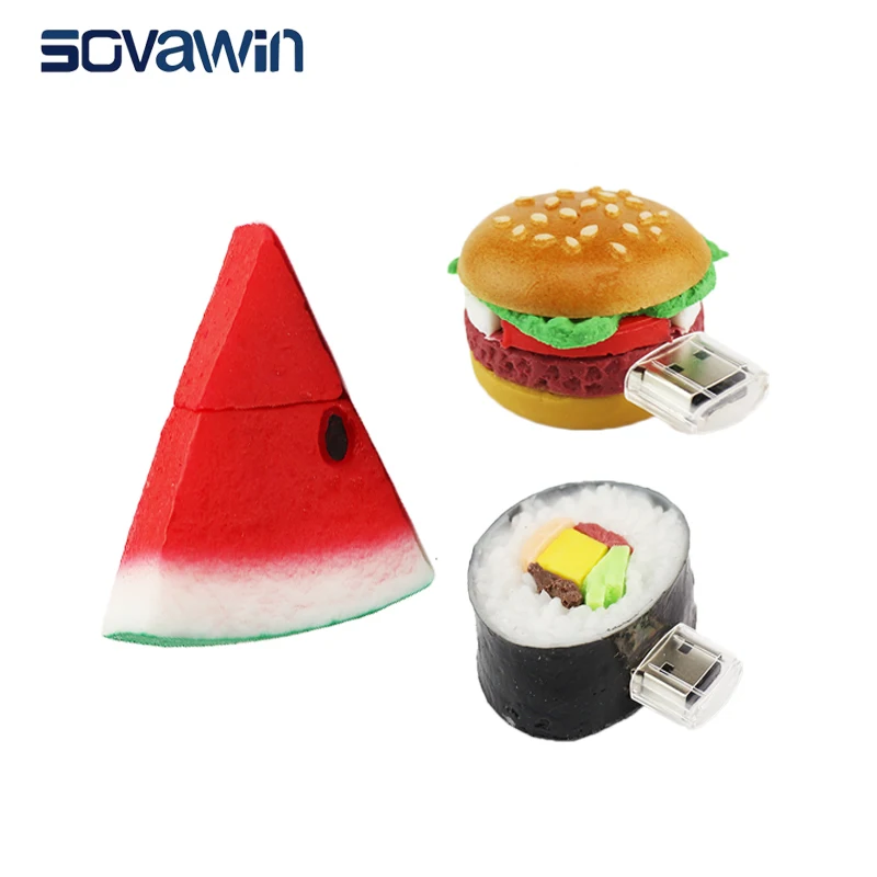 Sovawin Real like Tasty font b Food b font PVC Usb Flash Drive Pendrive 64 gb