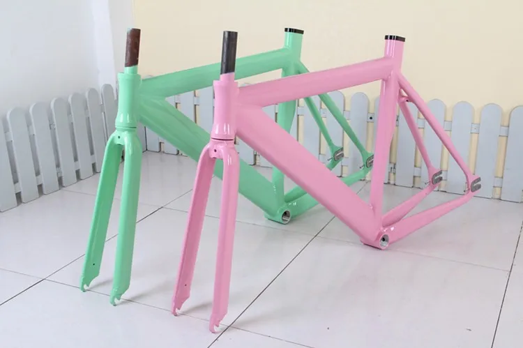Top Muscular 700C frame road bicycle aluminum alloy frame Fixed Gear Bike frame fork  52cm 48cm bicycle frame multicolour 5 Top Muscular 700C frame road bicycle aluminum alloy frame Fixed Gear Bike frame fork  52cm 48cm bicycle frame multicolour 5