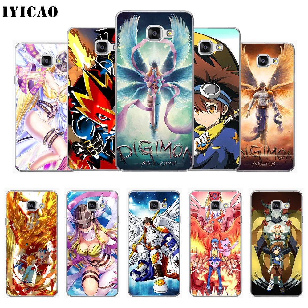 

IYICAO Digimon Evolution Soft Silicone Phone Case for Samsung A10 A30 A40 A50 A70 M10 M20 M30 TPU Cover