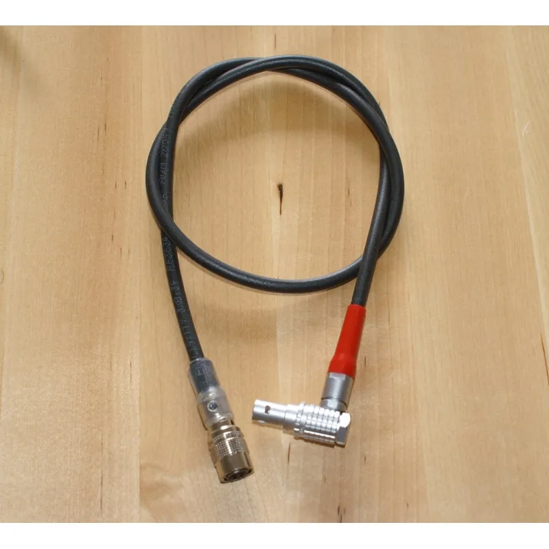 0B 2pin Right Angle to Female 4pin Hirose Power Cable SmallHD DP7-Pro,AC7-OLED