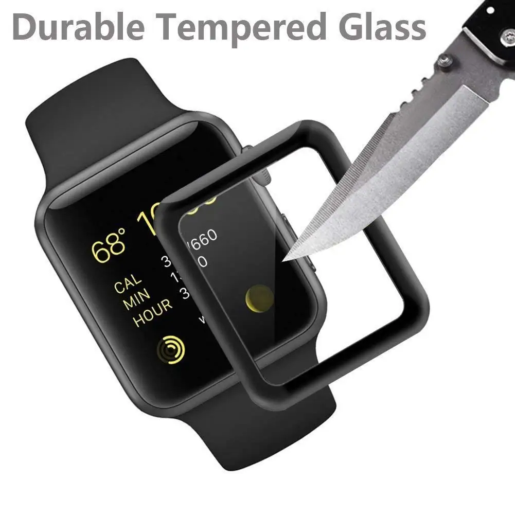 Протектор экрана Yolovie для Apple Watch 38 мм 42 закаленное стекло iWatch серии 4 3 2 1 HD