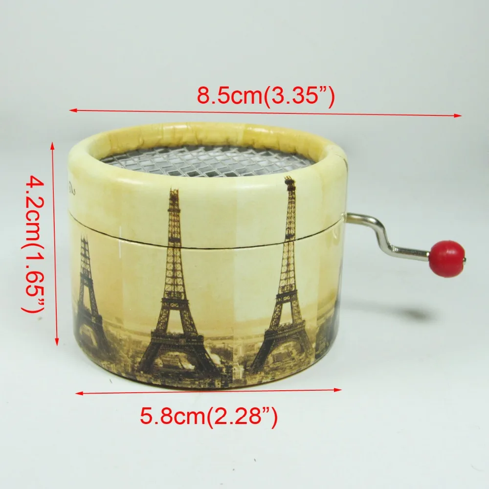 Paper Hand Crank Music Box Tower, DIY Special Souvenir, Angela's Gifts, Free Shipping 2