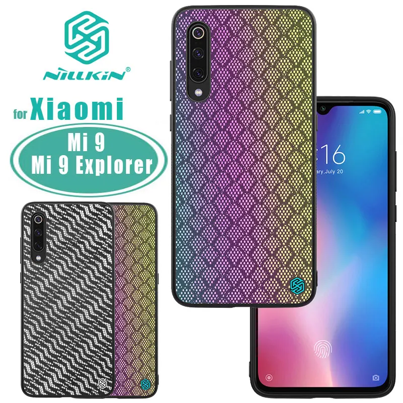 

Mi9 Explorer case for Xiaomi Mi9 case NILLKIN Twinkle Case for Xiaomi Mi9 Back cover Nilkin Mi9 Reflective Glow PC Hard case