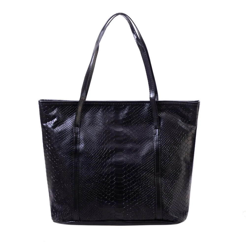 

2016 Brand Ladies Leather Handbags Designer Women Fashion Crocodile Shoulder Bag Large Tote Ladies Purse  Bolsa Feminina