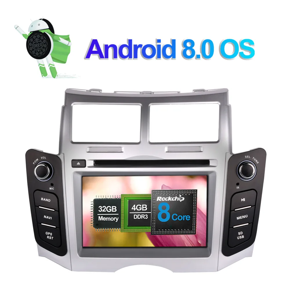 Perfect 4GB RAM Android 8.0 Car Radio DVD Player For Toyota Yaris 2005 2006 2007 2008 2009 2010 2011 with GPS Navigation Bluetooth Wifi 1 Perfect 4GB RAM Android 8.0 Car Radio DVD Player For Toyota Yaris 2005 2006 2007 2008 2009 2010 2011 with GPS Navigation Bluetooth Wifi 1