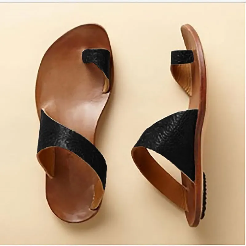 

Summer Sandals Women Plus Size 35-43 2018 Summer Women's Flip flops beach Style Brand Flats Sandals black Shoes Sandalias