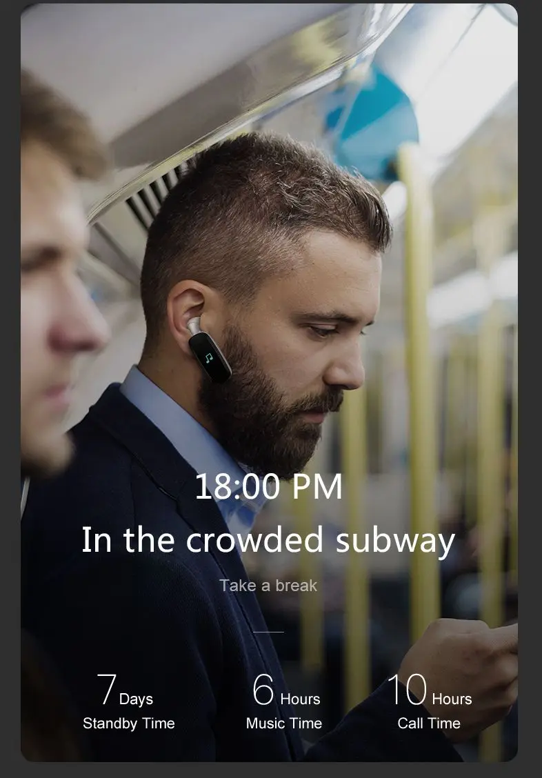 Глубокий водонепроницаемый спортивный смарт-браслет часы Bluetooth гарнитура кровяное давление Пульс мужские и женские часы