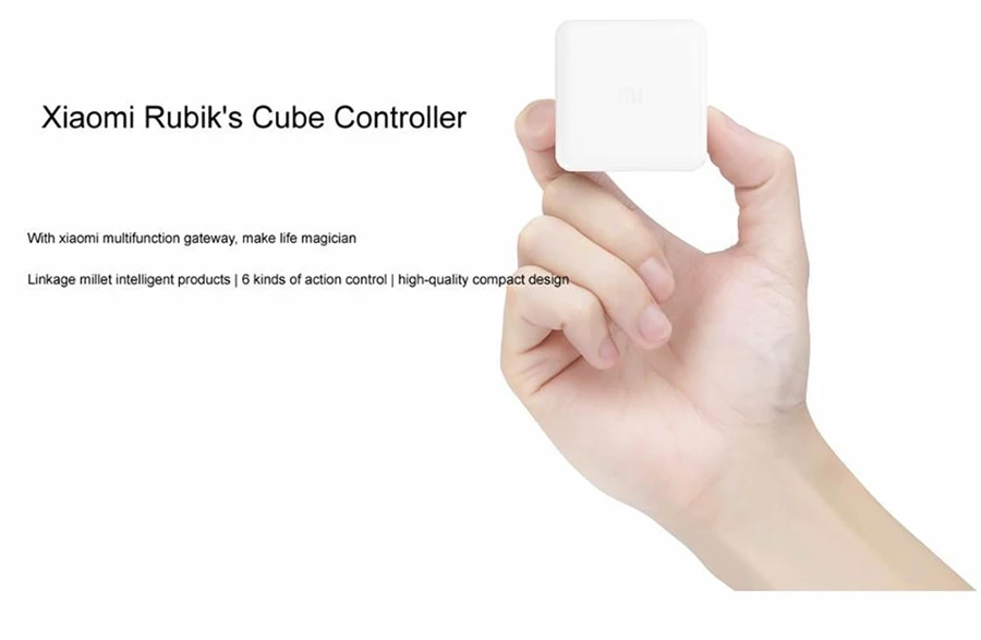 Xiaomi mijia Aqara Magic Cube контроллер Zigbee версия управляется шестью мерами для умного дома устройство работает с приложением mijia Home