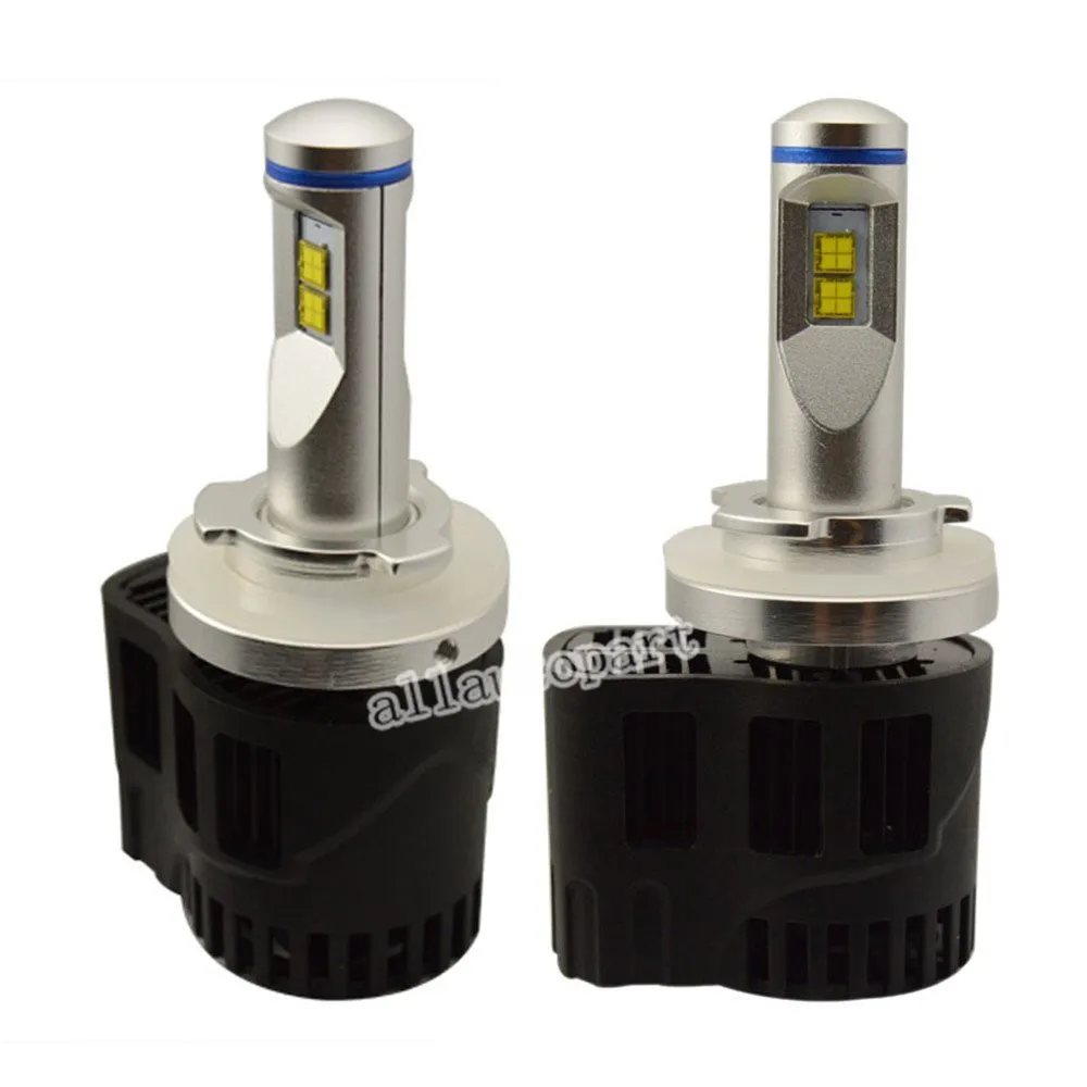 

2pcs Car styling 5200Lm 55W H15 P6 Led Headlight Bulb Hi/Lo Beam Auto Headlamp Conversion Kit 6000K White Driving Lamp Bulbs