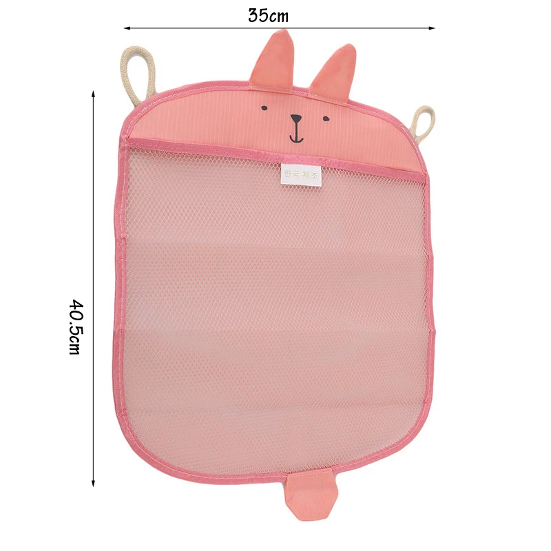 40,5*35 см детская Сетчатая Сумка для ванной, Детская сумка для игрушек для ванной, сетка в форме мультяшного животного, водонепроницаемая тканевая игрушечные корзины CX674643