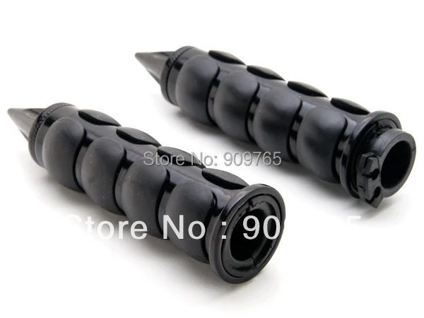 Black Motorcycle For Harley Nightster Hand Grips 1 Handlebar 25mm Roadster 1200 Honda Shadow Rebel Sabre