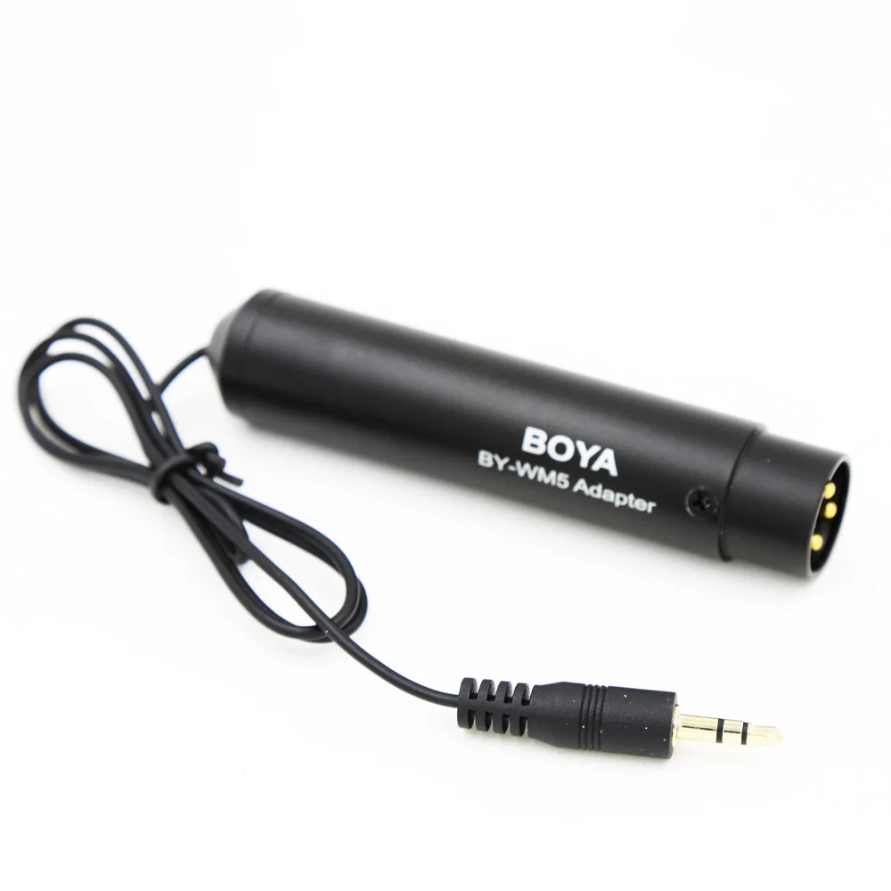 BOYA конденсаторный Угловые 3.5 мм ST M XLR Кабель-адаптер для sony BY-WM5 беспроводной