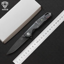 MIKER TIGEND Tianyi Флиппер тактический складной нож 9cr18mov лезвие стальная ручка походные охотничьи Карманные Ножи EDC