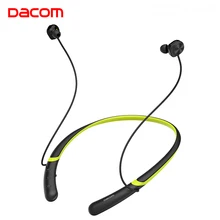 DACOM L02 Bluetooth Collar auricular Dual Dynamic Driver ruido cancelación Bass auriculares inalámbricos magnético auriculares auricular