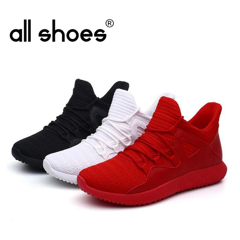 Men-Red-WHITE-BLACK-Mesh-Sneakers-Low-lace-up-Shoes-Male-Outdoor2018-Light-Trainers-Mens-casual (3)