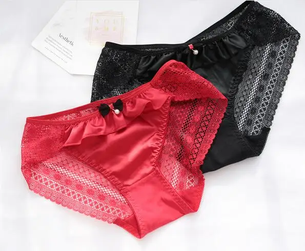 Трусы-плавки в стиле лолита M L XL 100% цвет ассортименте | Женская одежда