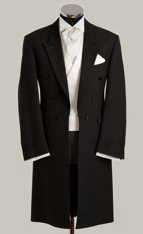 4 шт. (куртка + брюки + жилет + галстук) ласточка Хвостатые пальто таможенные сделал Для мужчин костюмы одна кнопка максимумом нагрудные