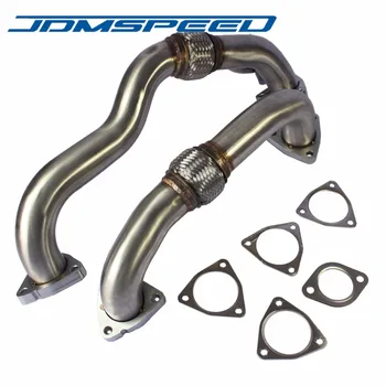 

New Heavy Duty Up Pipes & Gasket Kit 116120000 For GMC Chevy Duramax Diesel 6.6L 2001-2016